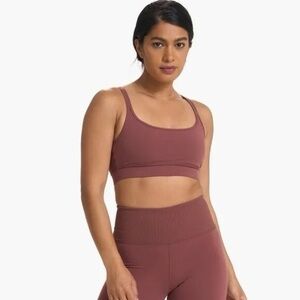 Vuori Mindset Sports Bra in Cedar Pink